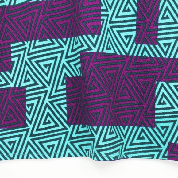 LuLaRoe Cassie Skirt Plus Size 3XL purple NEW - Picture 3 of 6